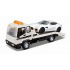 Bburago ORBICO Bburago 1:43 STR FIRE Flatbed Tow Truck, w/Jaguar F-Type R Dynamic (V6)