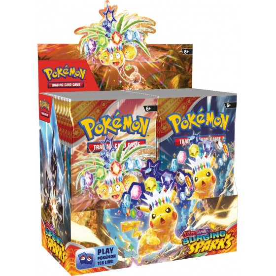 Pokémon Company Pokémon TCG: SV08 Surging Sparks - Booster