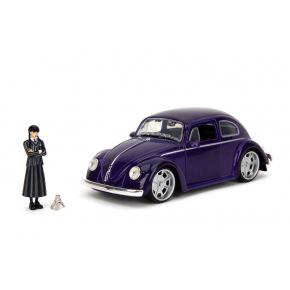 Jada Wednesday auto 1972 VW Beetle 1:24 a figurka Wednesday