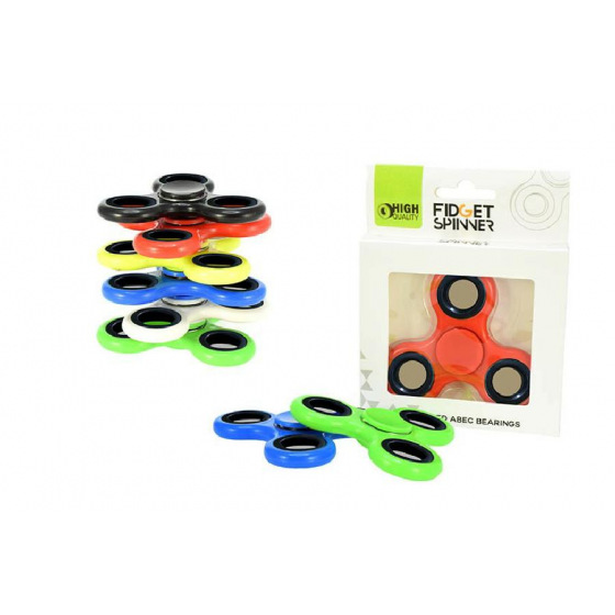 Teddies Hand Fidget Spinner 6 druhů, antistresová hračka s kovovými ložisky