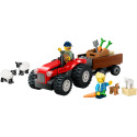 LEGO City 60461 Červený traktor s přívěsem a ovcemi