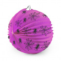 Rappa Lampion Halloween pavouci 25 cm se svítící hůlkou 40 cm