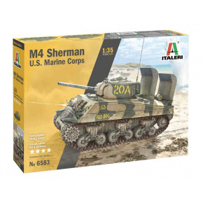 Italeri Model Kit military 6583 - M4 SHERMAN U.S. MARINE CORPS (1:35)