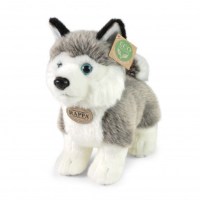 Rappa Plyšový pes husky stojaci 23 cm ECO-FRIENDLY