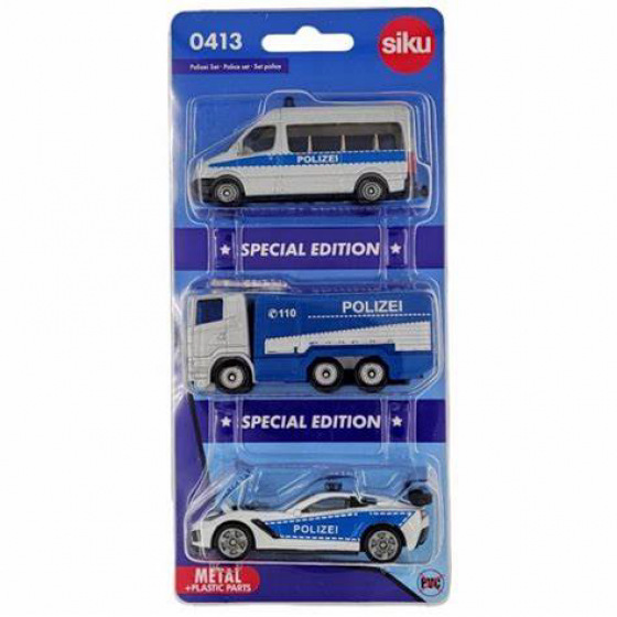 SIKU Blister set - Policie set, 3 ks