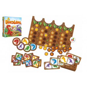 Trefl Dinogang spoločenská hra v krabici 24x24x6cm