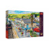 Trefl Puzzle Premium Plus - Čajový čas: Vlakové nádraží 1000 dílků 68,3x48cm v krabici 40x27x6cm