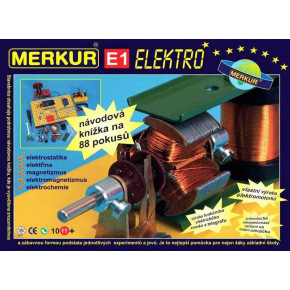 MERKUR - Stavebnice MERKUR - Zestaw konstrukcyjny Merkur E1 elektryczność, magnetyzm