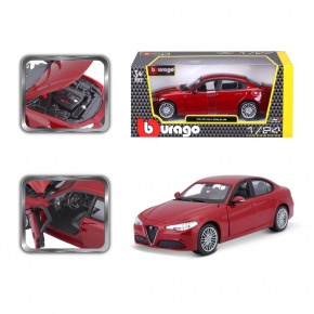 Bburago ORBICO Bburago 1:24 Plus Alfa Romeo Giulia (2016) Metallic Red