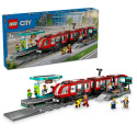 LEGO City 60423 Tramvaj a zastávka v centru města