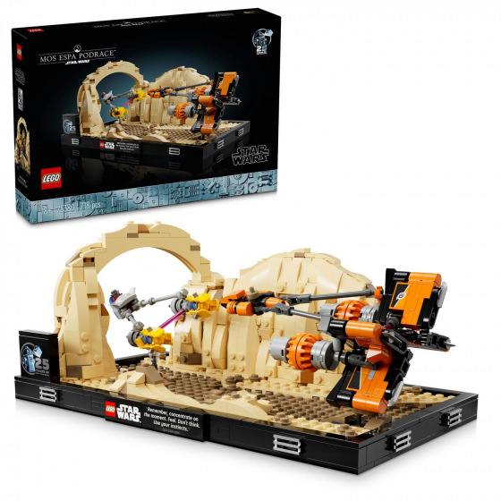 LEGO Star Wars 75380 Wyścigi ścigaczy w Mos Espa – diorama