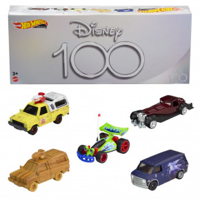 Hot Wheels 5KS PREMIUM ENGLISH 100. VÝROČIE DISNEY (E-COMM)