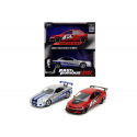 Jada Rychle a zběsile Twin Pack 2006 Mitsubishi Lancer Evo IX + Brianův 2002 Nissan Skyline GTR R34, 1:32 Wave 4/2