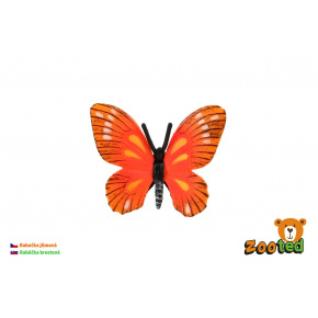 ZOOted Motýľ Monarcha brestová (Babôčka) zooted plast 5,5 cm v sáčku