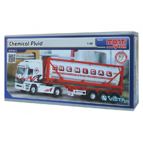 Stavebnice Monti System MS 60 Chemical Fluid Actros L-MB 1:48 v krabici 31,5x16,5x7,5cm