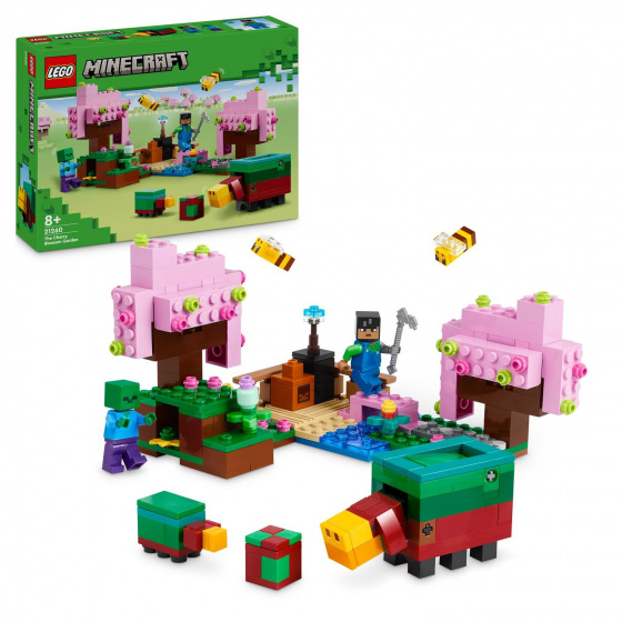 LEGO Minecraft 21260 Zahrada s rozkvetlými třešněmi