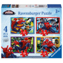 Ravensburger Spiderman Puzzle dla dzieci Disney Spider-man 12/16/20/24 elementów