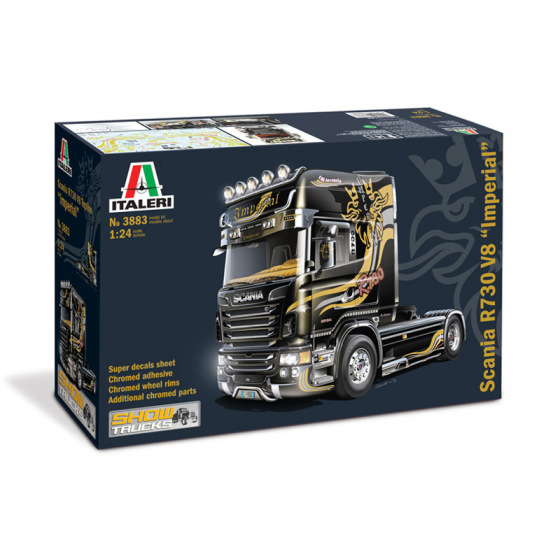 Italeri Model Kit truck 3883 - SCANIA R V8 TOPLINE " IMPERIAL" (1:24)