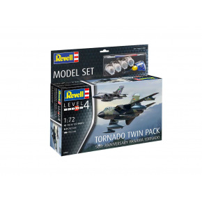 Revell ModelSet letadlo 63801 - Tornado 50th Anniversary Twinpack (1:72)