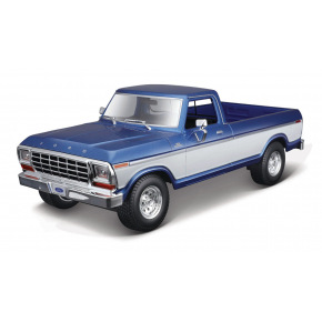 Maisto - 1979 Ford F150 Pick-up, metal modrý, biely, 1:18