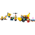 LEGO Despicable Me 4 75580 Minionki i bananowy samochód