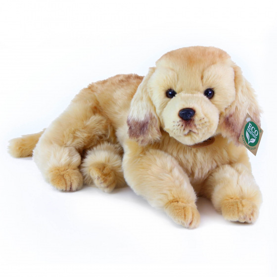 Rappa Golden Retriever pluszowy pies leżący 32 cm ECO-FRIENDLY