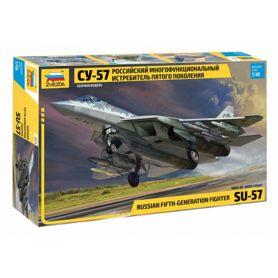 Zvezda Model Kit Samolot 4824 - Suchoj SU-57 (1:48)