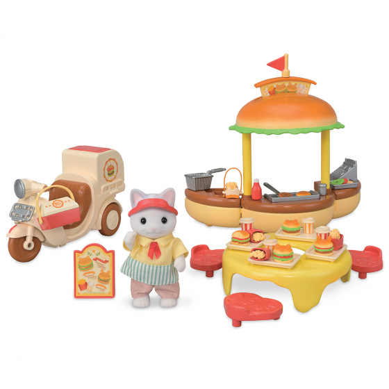 Sylvanian Families 5757 Pojízdný stánek s hamburgery