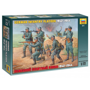 Zvezda Wargames figurky 8078 - German Infantry WWII (1:72)