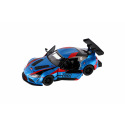 Teddies Auto Kinsmart Toyota GR Supra Racing kov 13cm 4 barvy na zpětné natažení