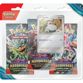 Pokémon Company Pokémon TCG: SV06 Twilight Masquerade - 3 Blister Booster