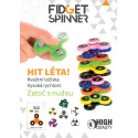 Teddies Hand Fidget Spinner 6 druhů, antistresová hračka s kovovými ložisky