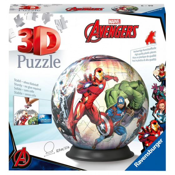 Ravensburger Puzzle-Ball Marvel: Avengers 72 elementy