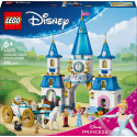 LEGO Disney 43275 Popelčin zámek a kočár s koňmi