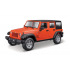 Maisto - 2015 Jeep Wrangler Unlimited, metal oranžový, 1:24