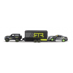 Maisto - Design Team Haulers, 2021 Ford Bronco, Car Trailer, 2015 Ford Mustang GT, 1:64