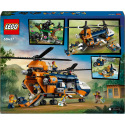 LEGO City 60437 Helikoptéra na průzkum džungle v základním táboře