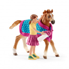 Schleich 42361 Źrebak z kocem