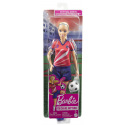 Mattel Barbie FOTBALOVÁ PANENKA - BARBIE V ČERVENÉM DRESU