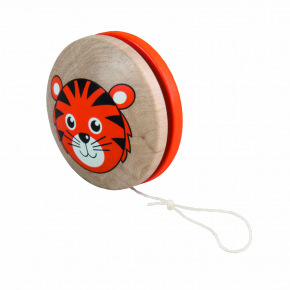 Detoa JO-JO drevený oranžový "Tiger"