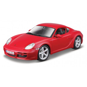 Maisto - PORSCHE CAYMAN S, červená, 1:18