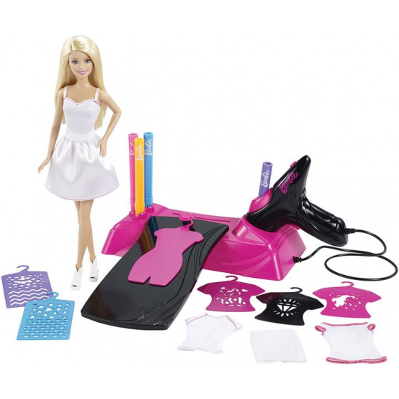 Mattel Barbie lalka i aerograf CMM85