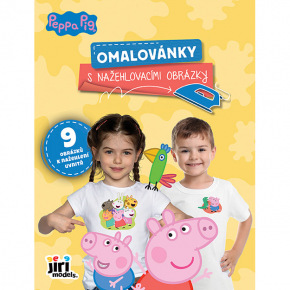 Jiri Models Omalovánka s nažehlovacími obrázky Prasátko Peppa