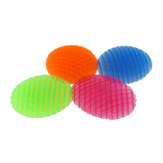 Teddies Fidget Worm zmieniający kształt antystresowy plastik 11cm 4 kolory w pudełku 11x10,5cm