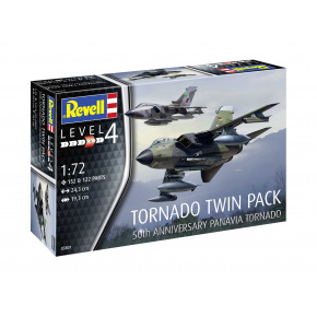 Revell Plastic ModelKit letadlo 03801 - 50th Anniversary Tornado (1:72)