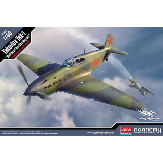 Academy Model Kit letadlo 12343 - Yakovlev Yak-1 "Battle of the Stalingrad" (1:48)