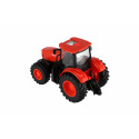 Teddies Traktor Zetor RC s valníkom plast 42cm 2,4GHz dobíjací pack + batéria so zvukom v krabici