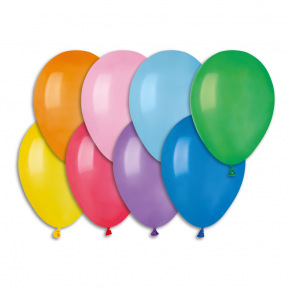 Smart Balloons Balóniky nafukovacie 8 "pastelové 100ks v sáčku karneval