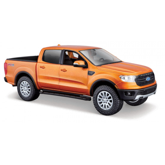 Maisto - 2019 Ford Ranger, metal oranžový, 1:27