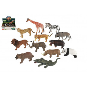 Teddies Zvířátka safari ZOO plast 13-18cm mix druhů 